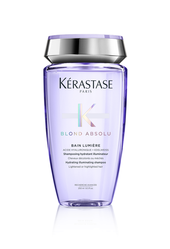 Kérastase Blond Absolu Bain Lumière, shampooing hydratant pour cheveux blonds décolorés ou méchés, 250ml